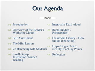 Our Agenda 