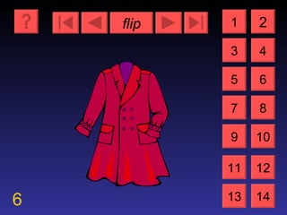 flip 6 1 3 2 4 5 7 6 8 9 10 11 12 13 14 