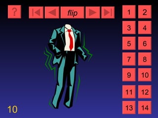 flip 10 1 3 2 4 5 7 6 8 9 10 11 12 13 14 