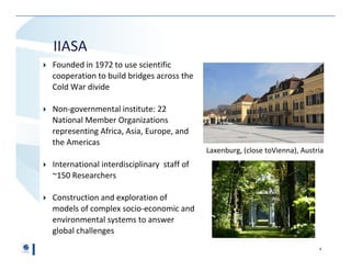 Agriculture and Forest Sector Long-Term Outlook from GLOBIOM