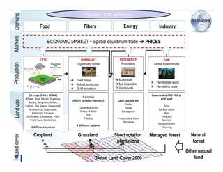 Agriculture and Forest Sector Long-Term Outlook from GLOBIOM