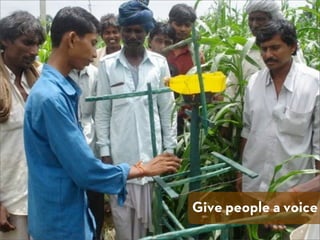 Sowing Social Seeds: Voice Technology Connects India's Farmers - Scott Klemmer, Stanford Engineering