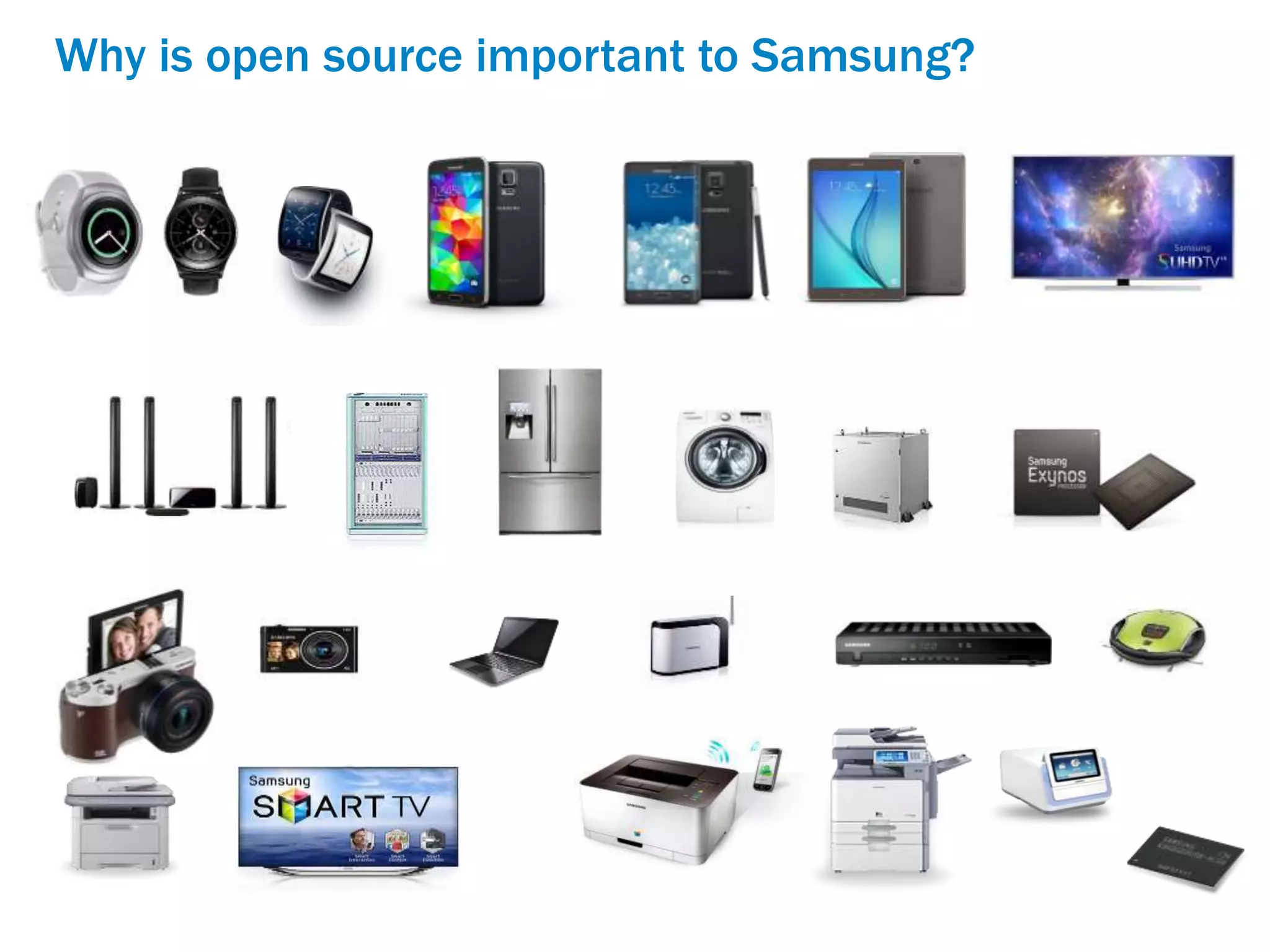 Why is open source important to Samsung?
 