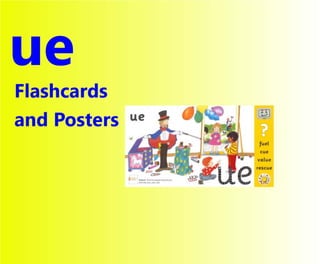 Flashcards and posters ue