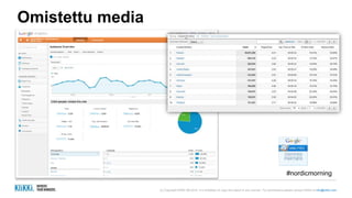 (c) Copyright KliKKi AB 2014. It is forbidden to copy this report in any manner. For permissions please contact KliKKi at info@klikki.com
Omistettu media
#nordicmorning
 