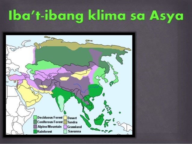 Klima At Vegetation Cover Ng Asya Grade 7 Teacher Rr Youtube - Mobile