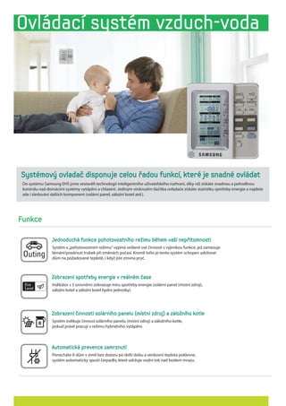 Systém EHS - Topení i s možností klimatizace od Samsung