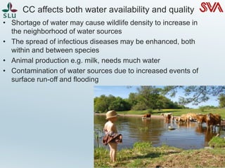 Climate change - influence on animal health and production | PDF