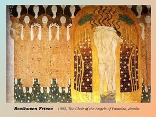 Beethoven FriezeBeethoven Frieze 1902, The Choir of the Angels of Paradise, detalle.
 