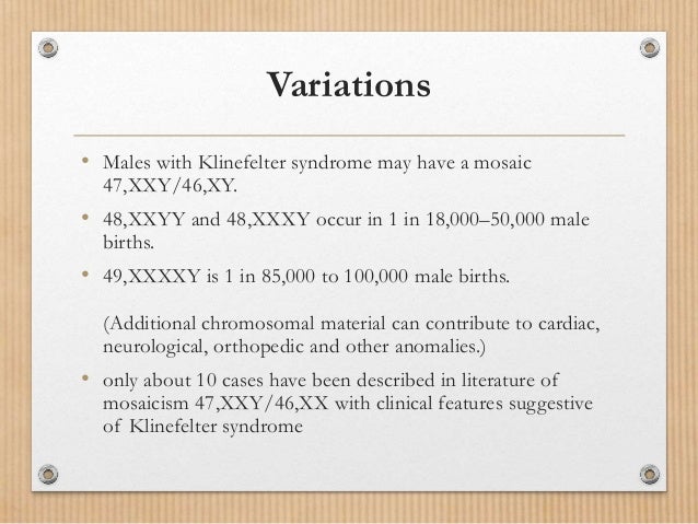 Klinefelters Syndrome