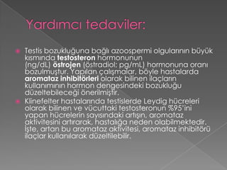 Kli̇nefelter sendromu | PPT