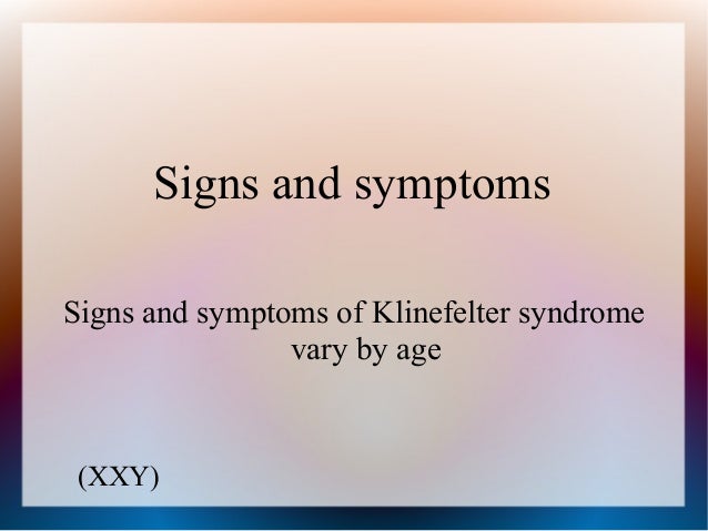 Clinical Trials For Klinefelter Syndrome Treatments Memovintage