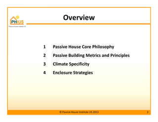 Passive House Principles for Hot Humid Climates | PDF