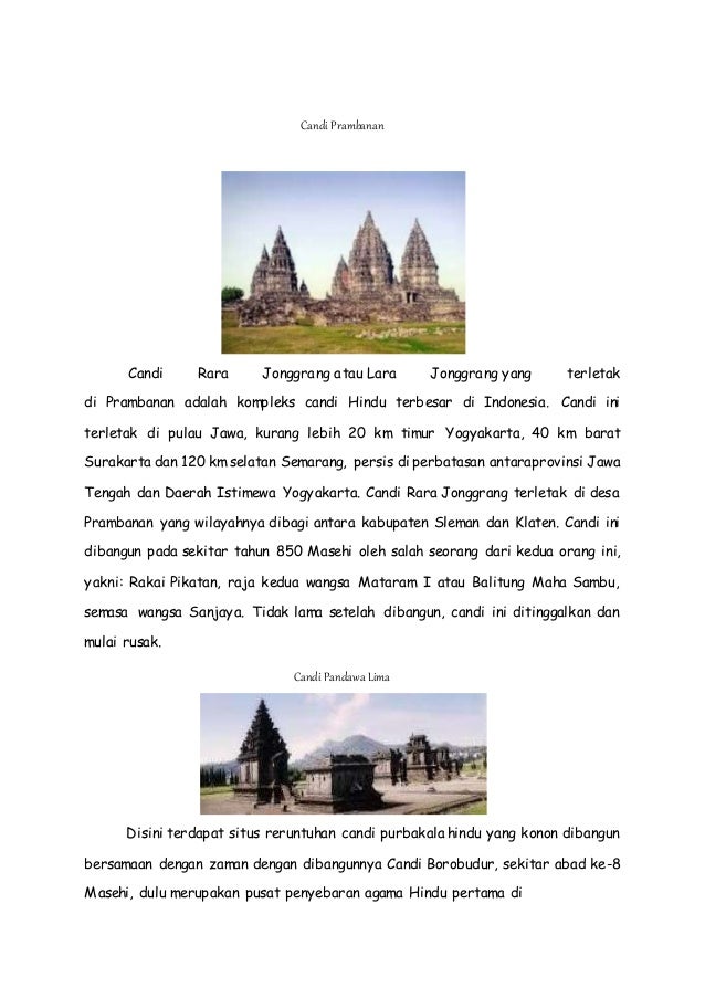 Kliping Sejarah Candi Borobudur Guru Paud