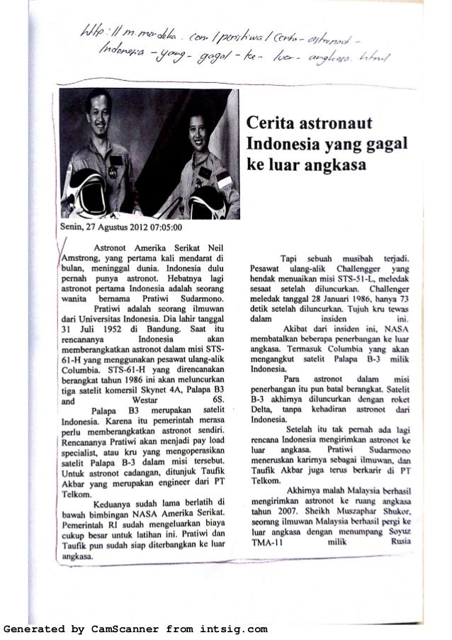 Contoh Sejara Peristiwa Kliping Sejarah Perkembangan IPTEK di Indonesia Contoh Sejara Peristiwa Kliping Sejarah Perkembangan IPTEK di Indonesia
