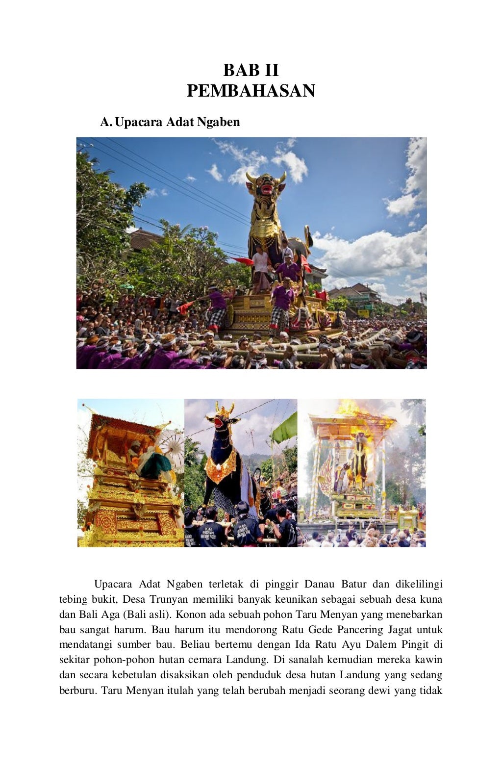 Kliping sejarah kebudayaan Bali