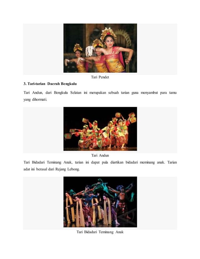 Kliping Tarian Adat Indonesia | DOCX