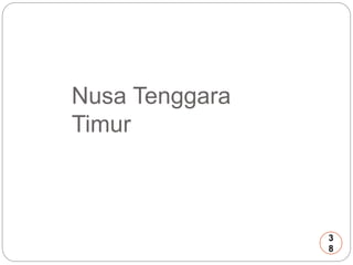 Nusa Tenggara 
Timur 
3 
8 
 