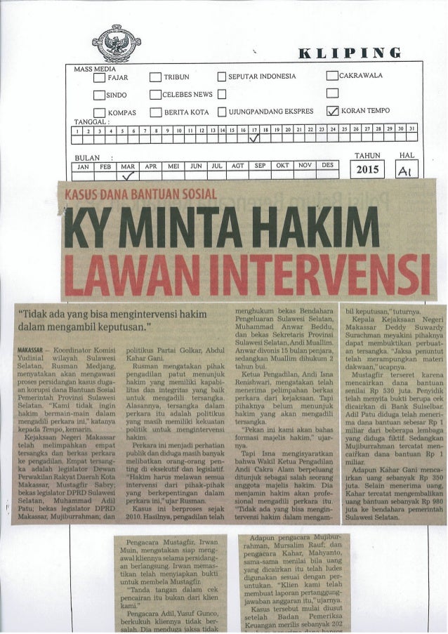 Klipping Hukum Maret 2015