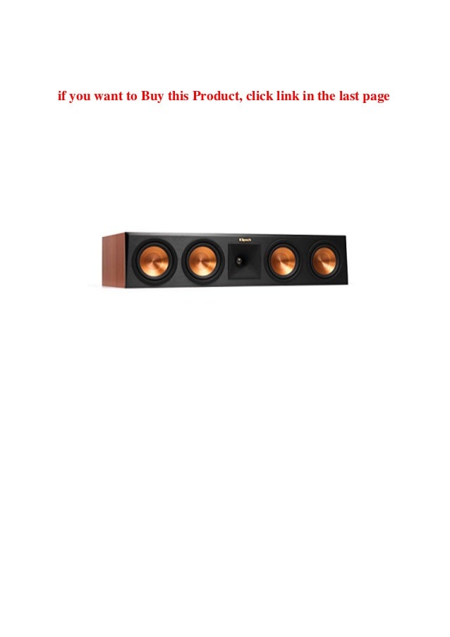 klipsch rp center channel