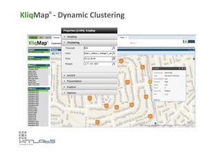 KliqMap© - Dynamic Clustering 
 
