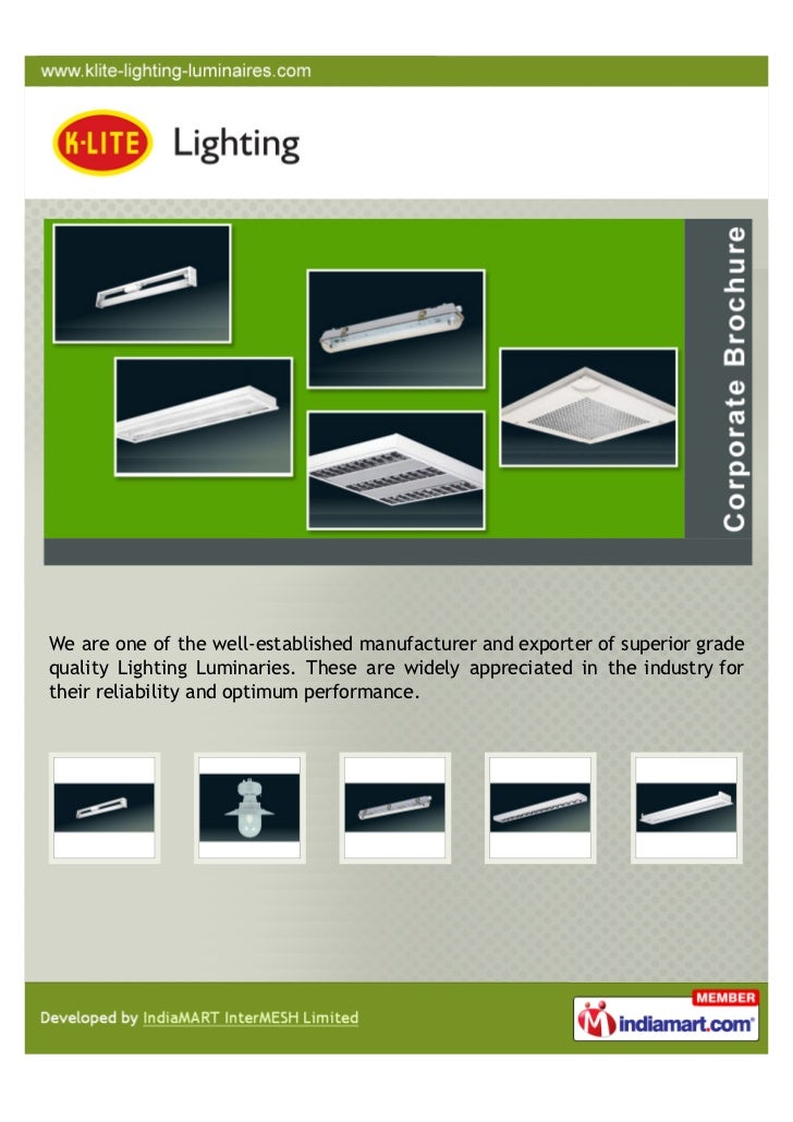 KLite Industries, Chennai , Lighting Luminaries