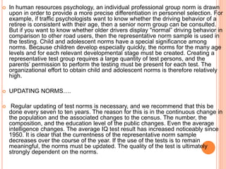 psychological assessment standardization, evaluation etc | PPTX