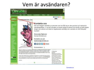 Vem är avsändaren?

Cannabis.se

 