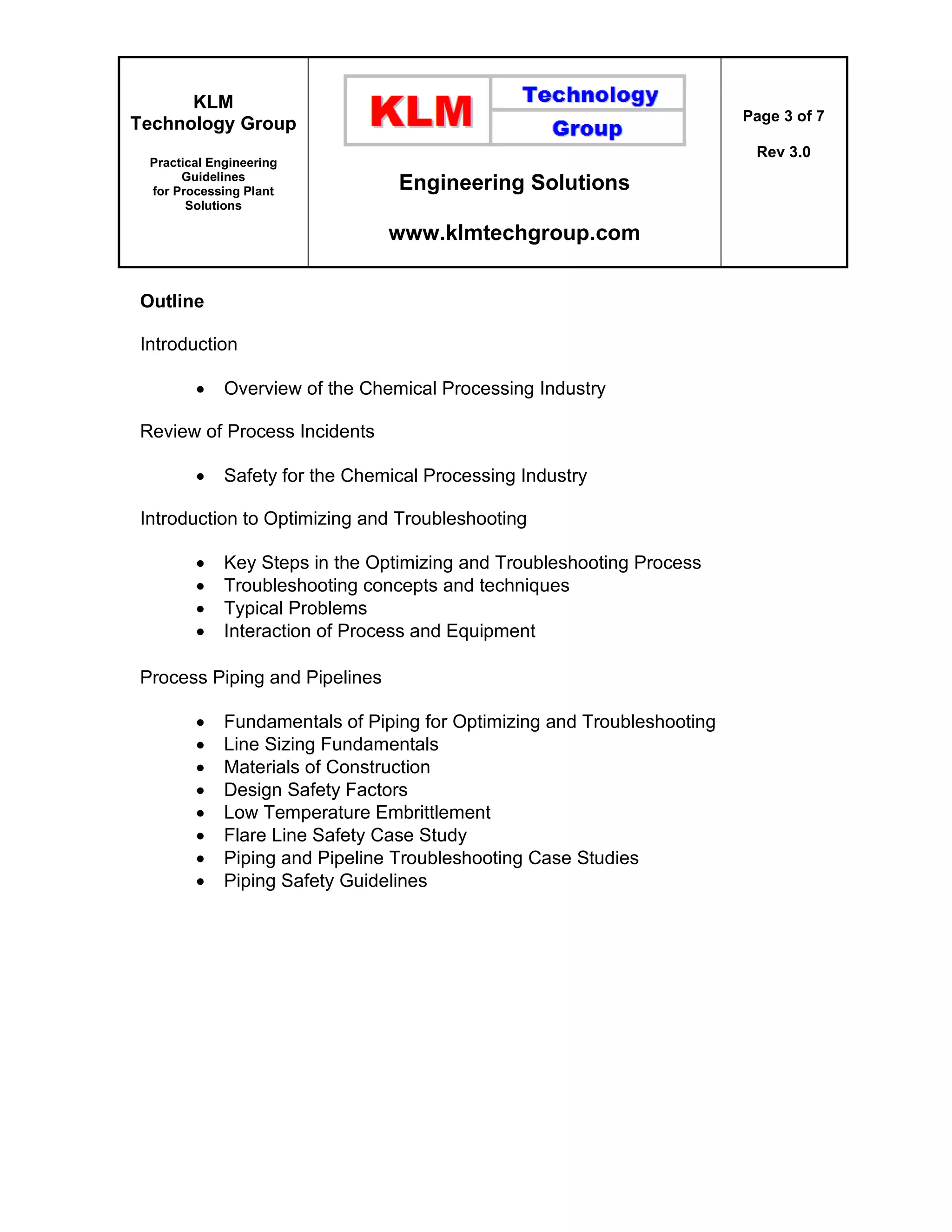 Optimizing and Troubleshooting Process Equipment Advanced Training ...