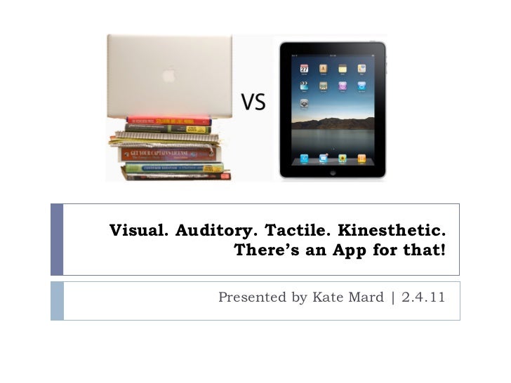 visual auditory kinestetic