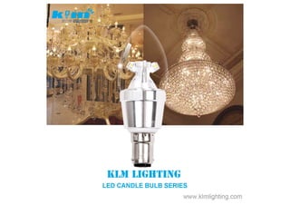 Klm lighting led candle bulb