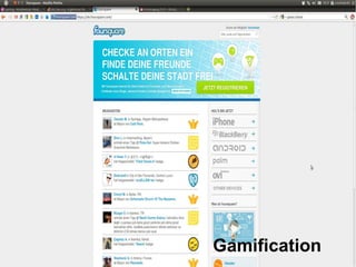 Gamification
 