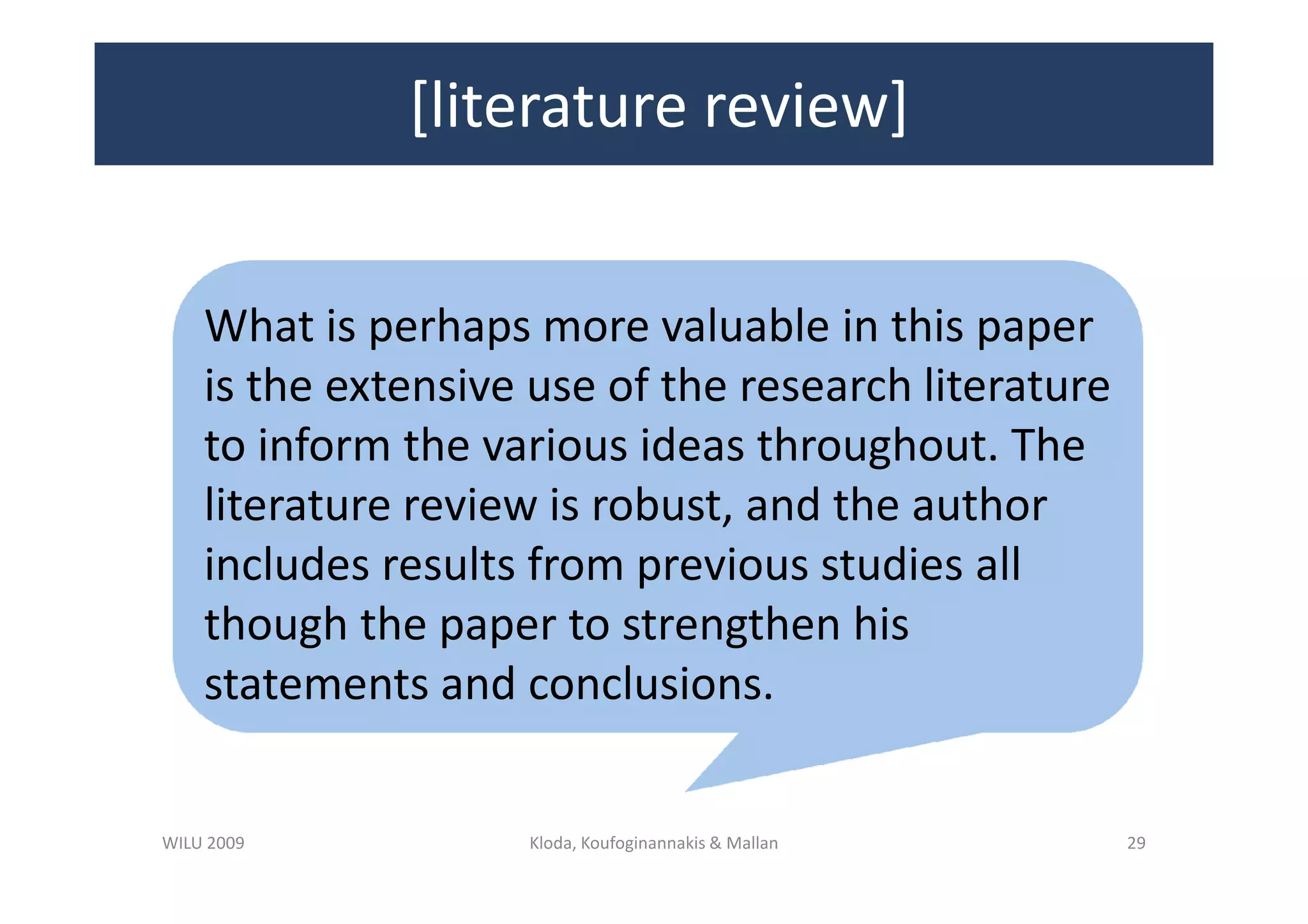 What Can We Learn from Library Instruction Research