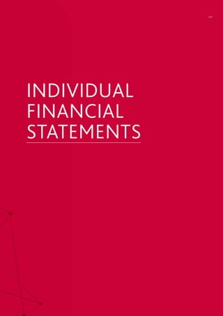 INDIVIDUAL
FINANCIAL
STATEMENTS
201
 