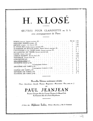 Klose 12th solo_clarinette