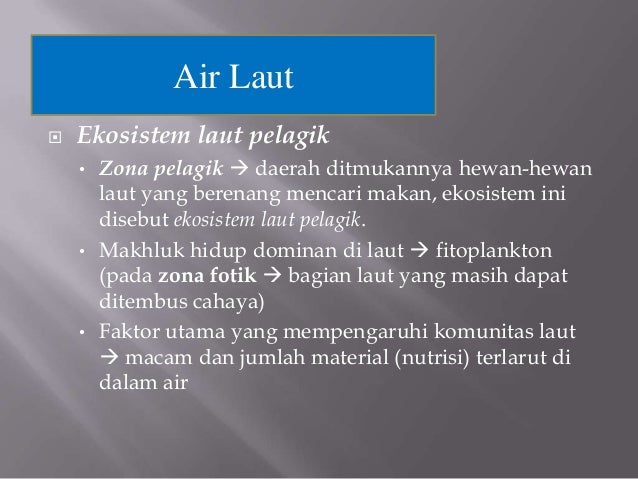 Macam-macam ekosistem dan komunitas