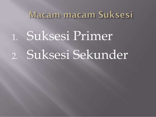 Macam-macam ekosistem dan komunitas