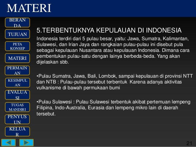 Teori Terbentuknya Bumi Dan Kepulauan Indonesia Teori Terbentuknya Bumi Dan Kepulauan Indonesia
