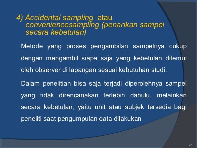 Teknik Pengambilan Sampel Teknik Pengambilan Sampel