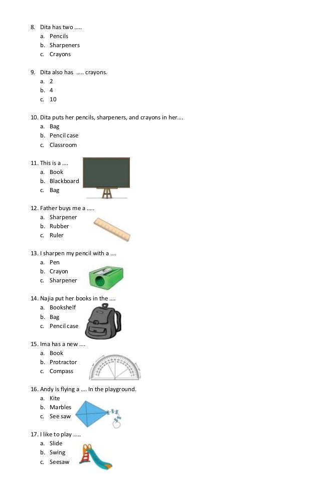 Soal Tеѕ Bahasa Inggris Klѕ 1