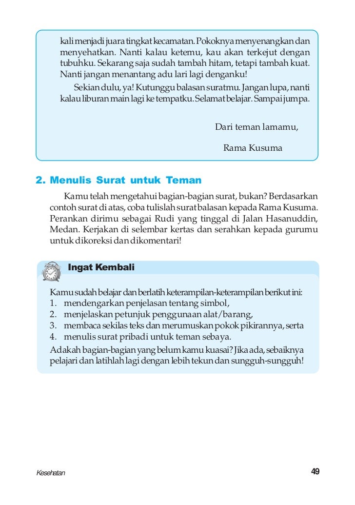 Berikut Merupakan Contoh Penutup Surat Pribadi Yang Paling Tepat Adalah