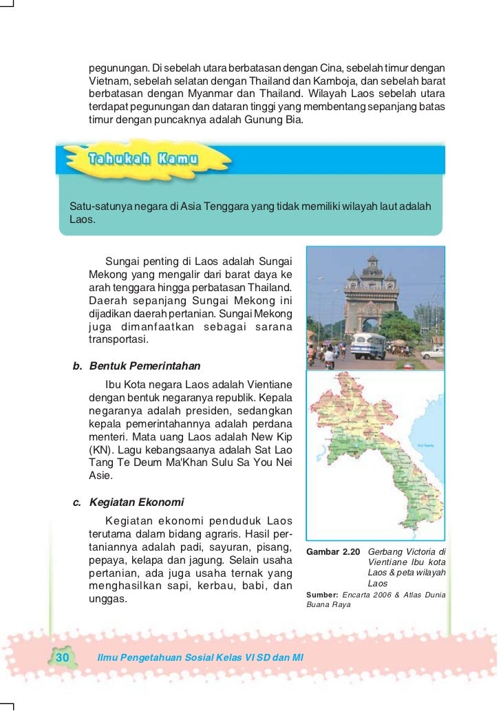 Soal Ips Kelas 6 Materi Kenampaakan Alam Kawasan Asia Tenggara