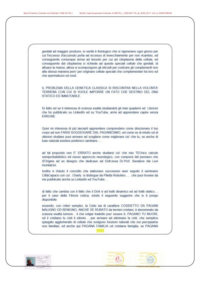 Fibrosi cistica e datazione