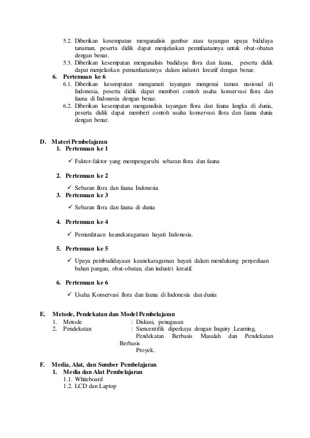 Kls Xi Rpp 01 Flora Dan Fauna Oke