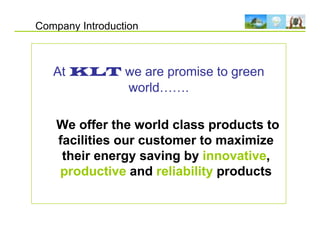 KLT LED Lighting Introduction