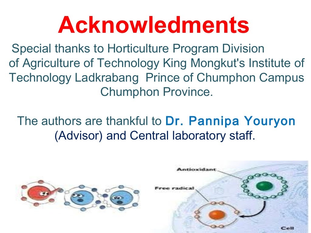 Analysis of Antioxidant in banana