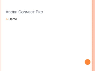 Adobe Connect ProDemo