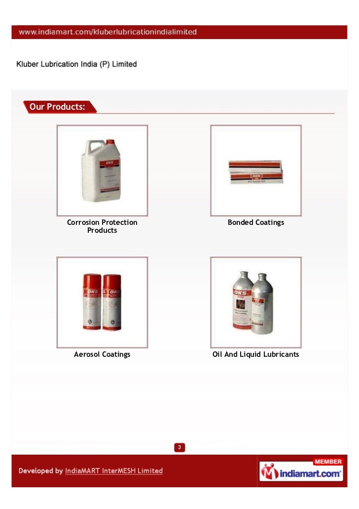 Kluber Lubrication India (P) Limited, Bengaluru, Synthetic Oils