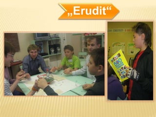 Klub der Kleinen Die älteren Schüler leiten diesen Klub auch.