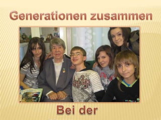 ● Die Absolventen des VereinshelfenderJugendlichen in allem:  Respekt, Kommunikation und gutesBenehmenstehen am erstenPlatz; Wissen und Kenntnisse in derverschiedenenBereichenwerdengeteilt.SiegeltenalsBeispielfür die junge Generation und pflegengesundesLeben.● Im KIF wirdallesgemeinsamgemacht. Die Ältere und Jüngereschaffenimmerzusammen.